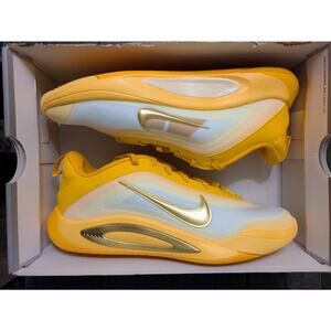 Nike A'One A'ja Wilson 'Sunshine' Topaz Gold Youth 6/ Women's 7.5 Shoes
